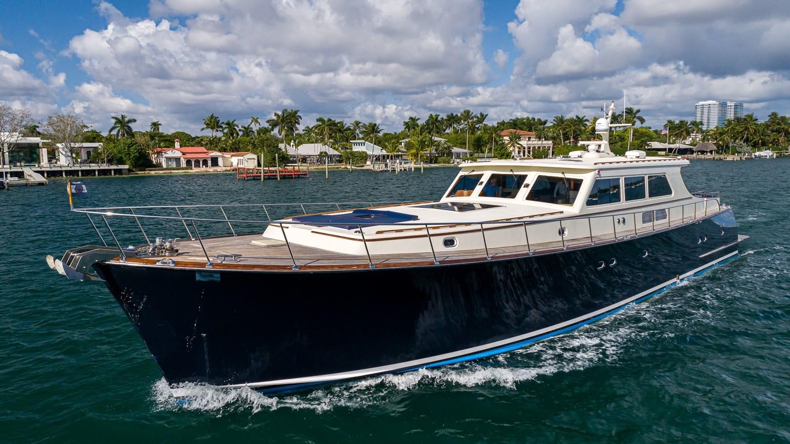 a boat on the water aboard 85 CLASSIC Yacht for Sale