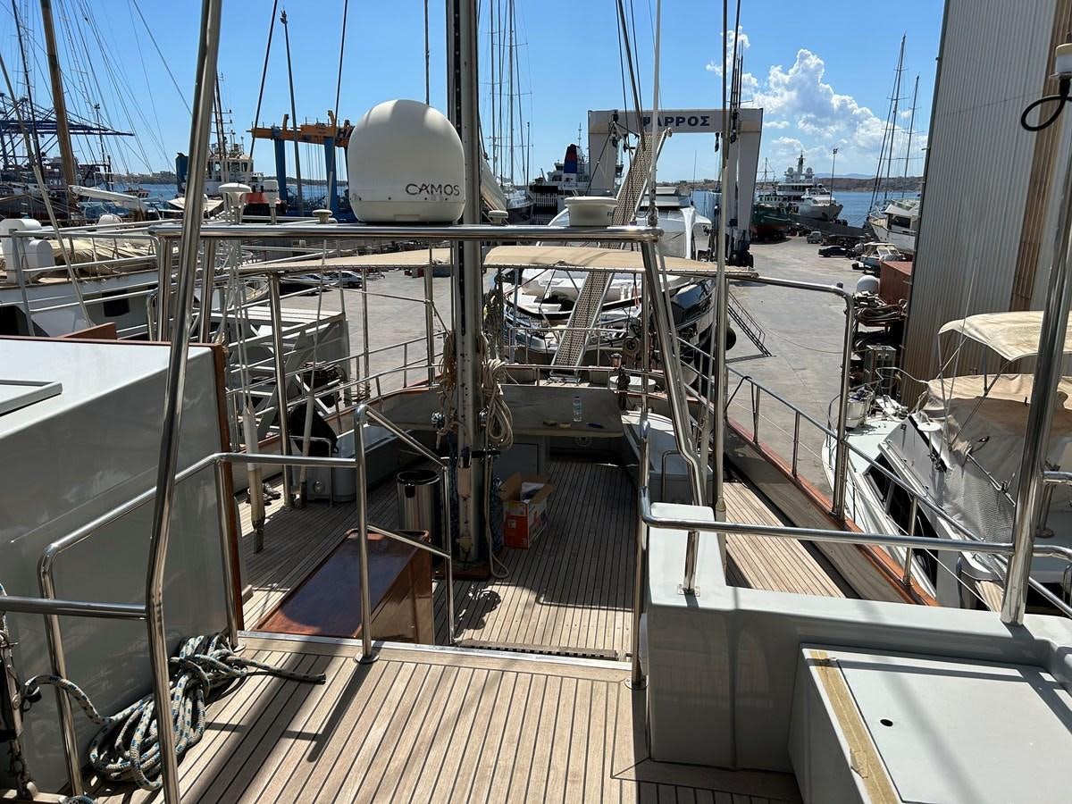 a large factory with large machines aboard MOTORSAILLOR Yacht for Sale