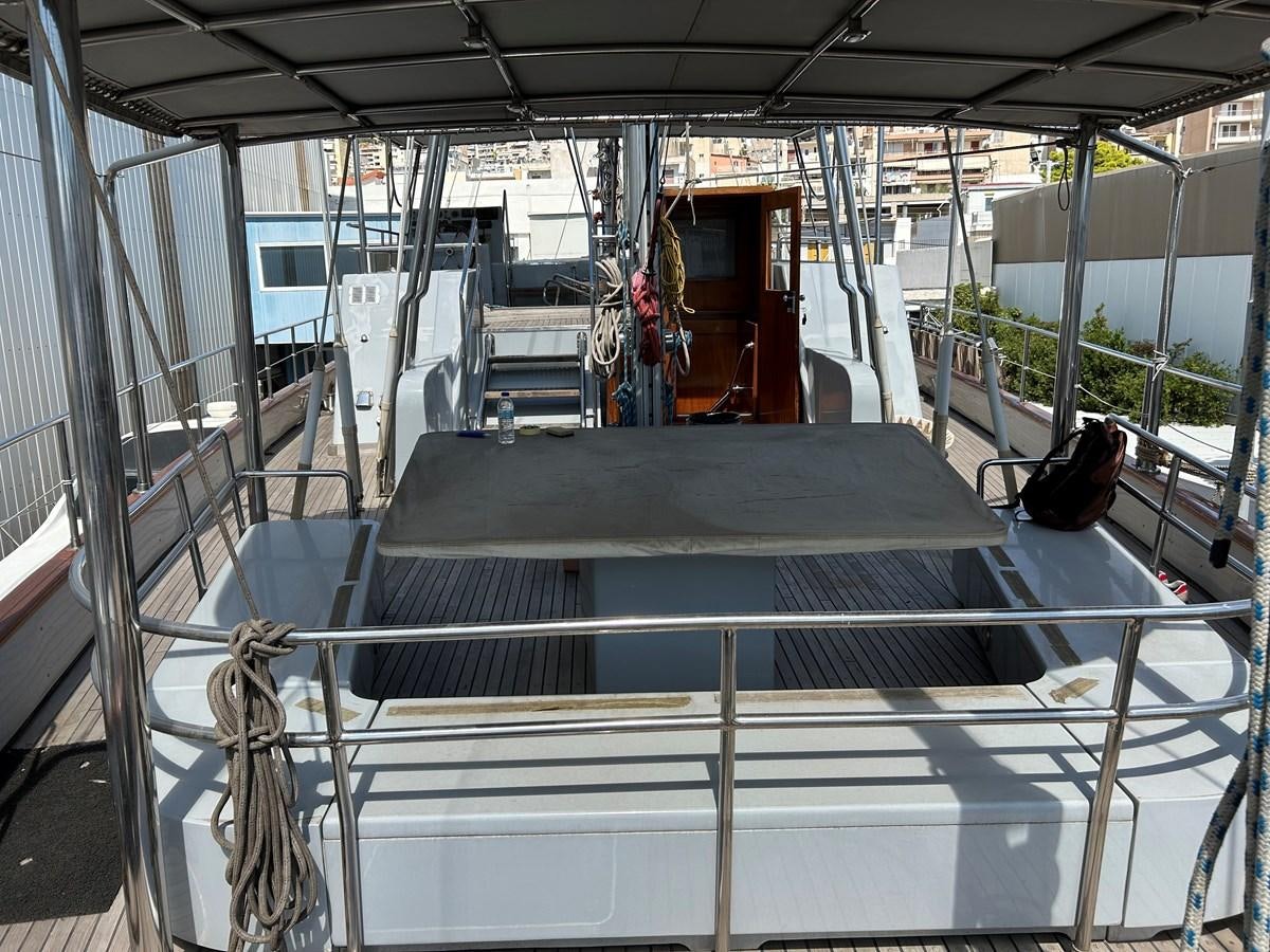 a boat on the water aboard MOTORSAILLOR Yacht for Sale