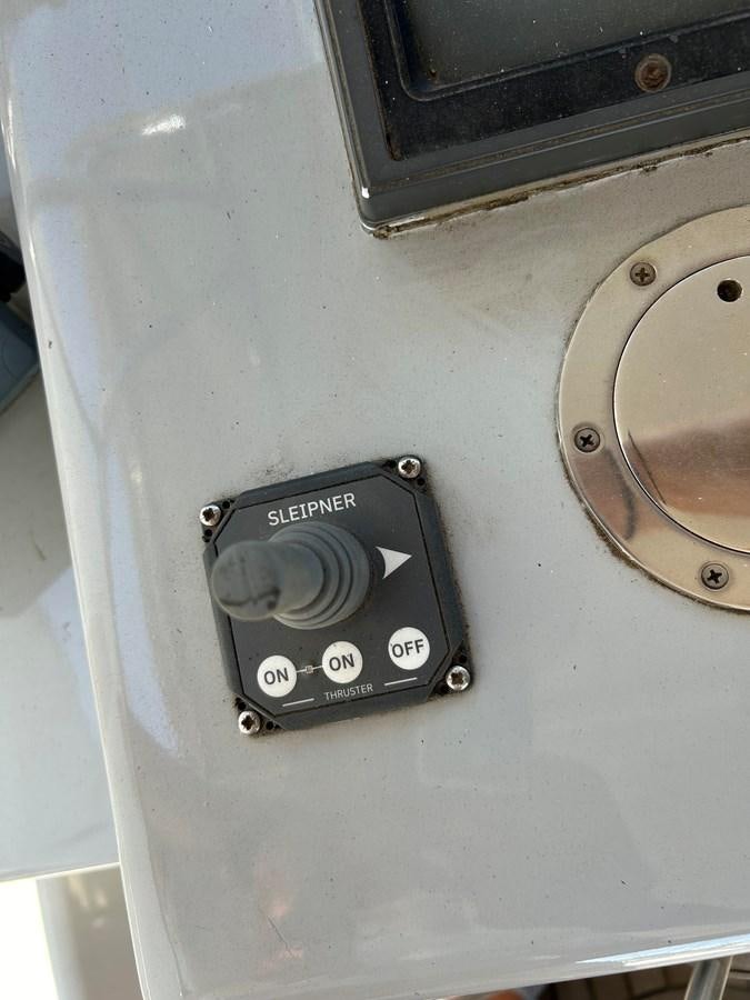 a metal object with a dial aboard MOTORSAILLOR Yacht for Sale