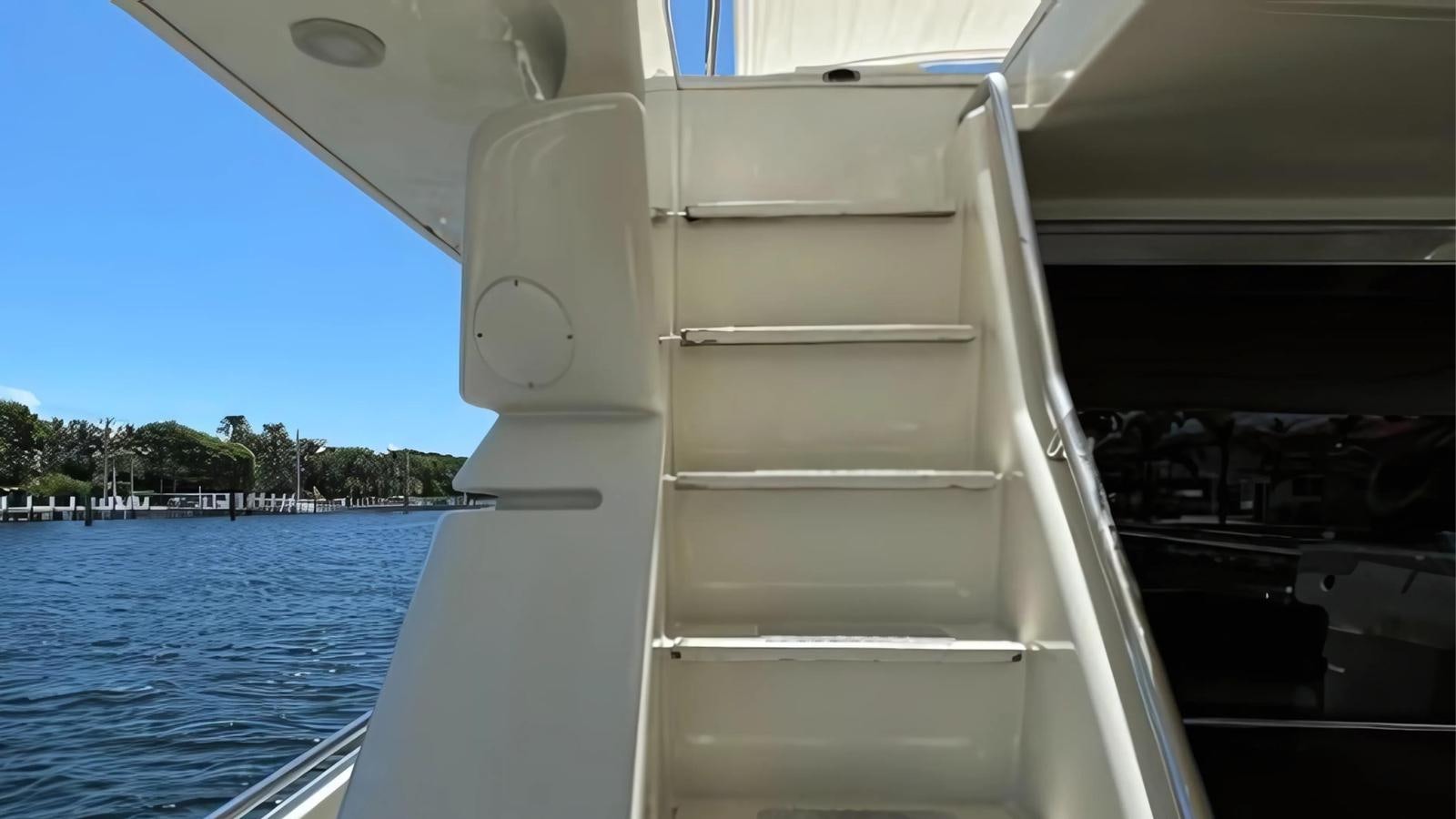 a boat on the water aboard 1998 FERRETTI 80FT Yacht for Sale
