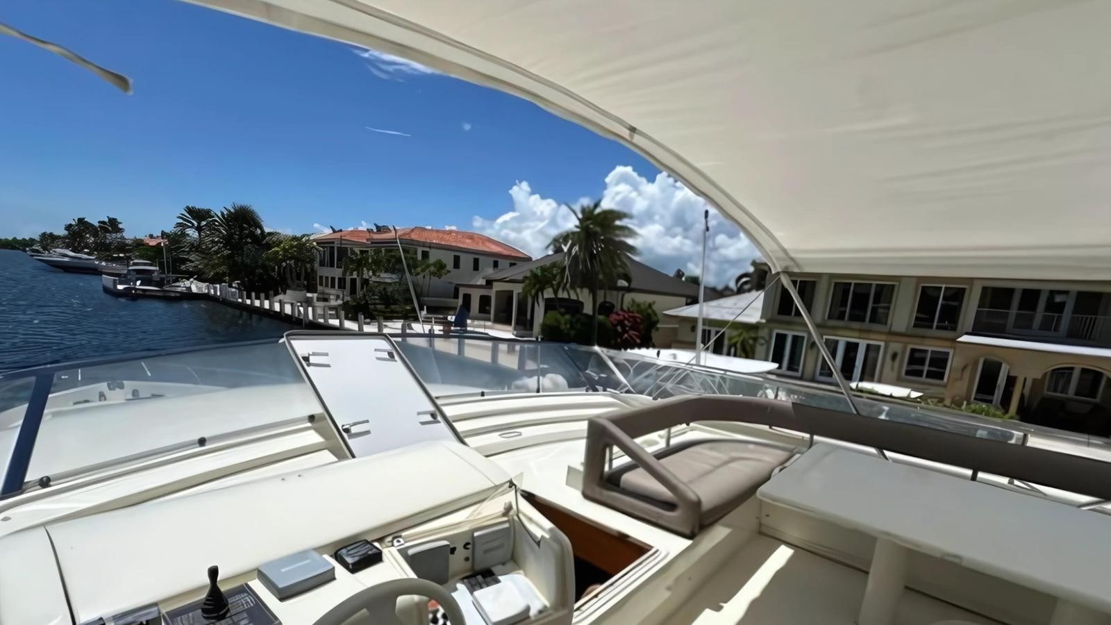 a group of boats on a body of water aboard 1998 FERRETTI 80FT Yacht for Sale