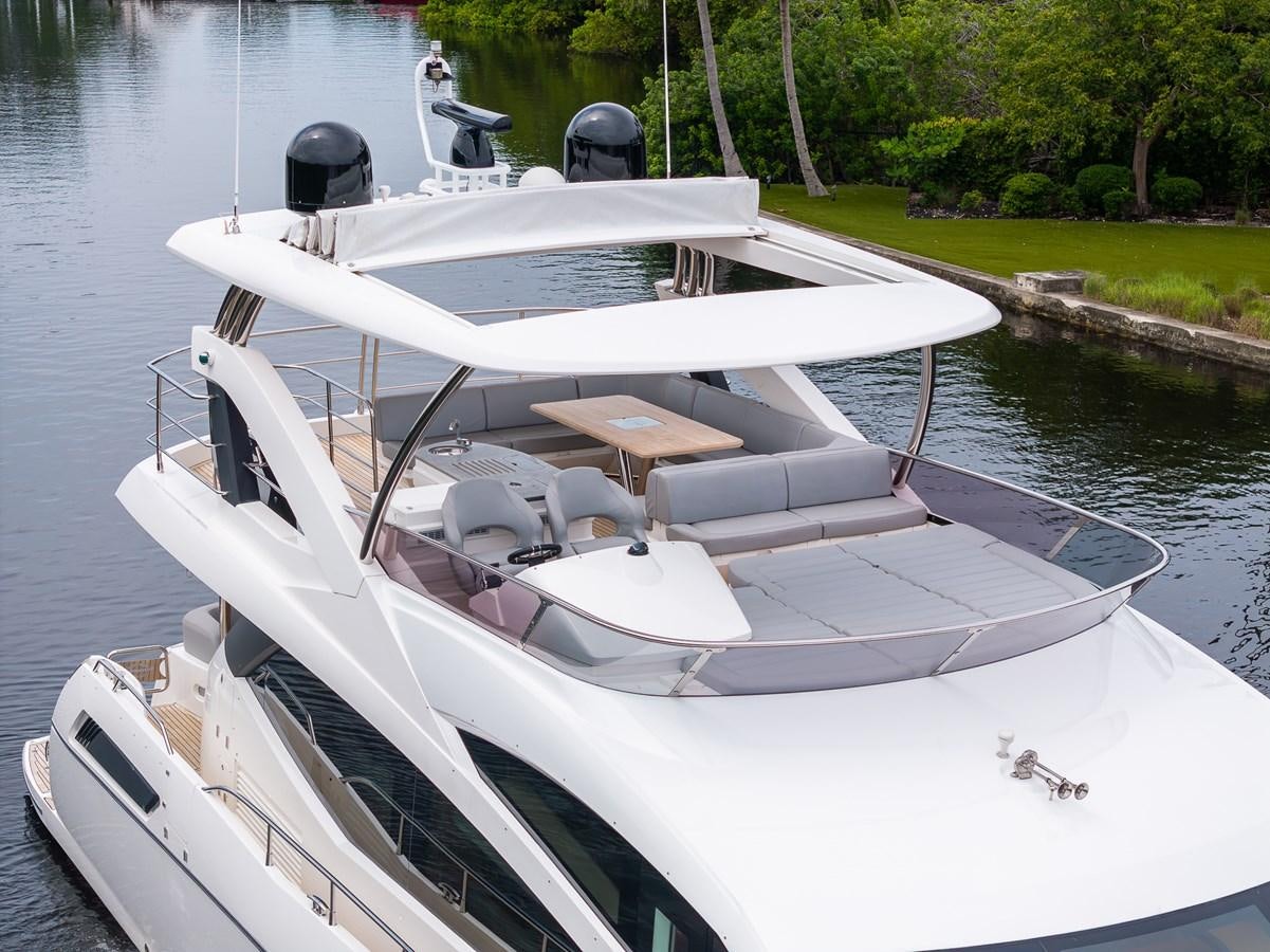 a boat on the water aboard 2018 SUNSEEKER 75 YACHT Yacht for Sale