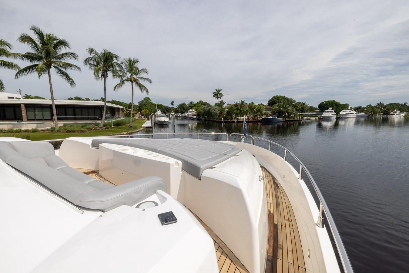 a boat on the water aboard 2018 SUNSEEKER 75 YACHT Yacht for Sale