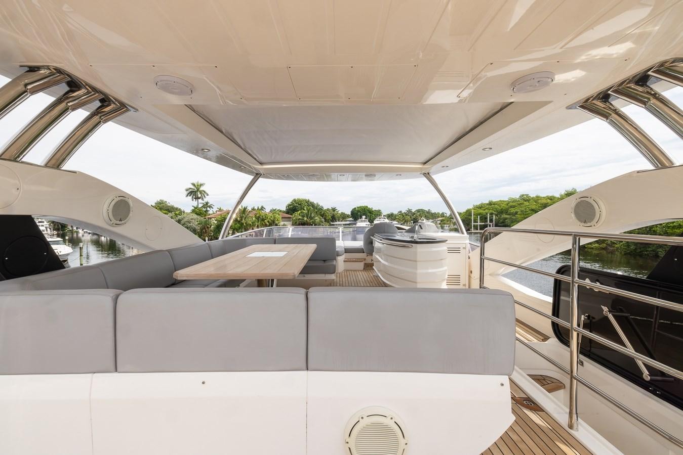 inside of a car aboard 2018 SUNSEEKER 75 YACHT Yacht for Sale