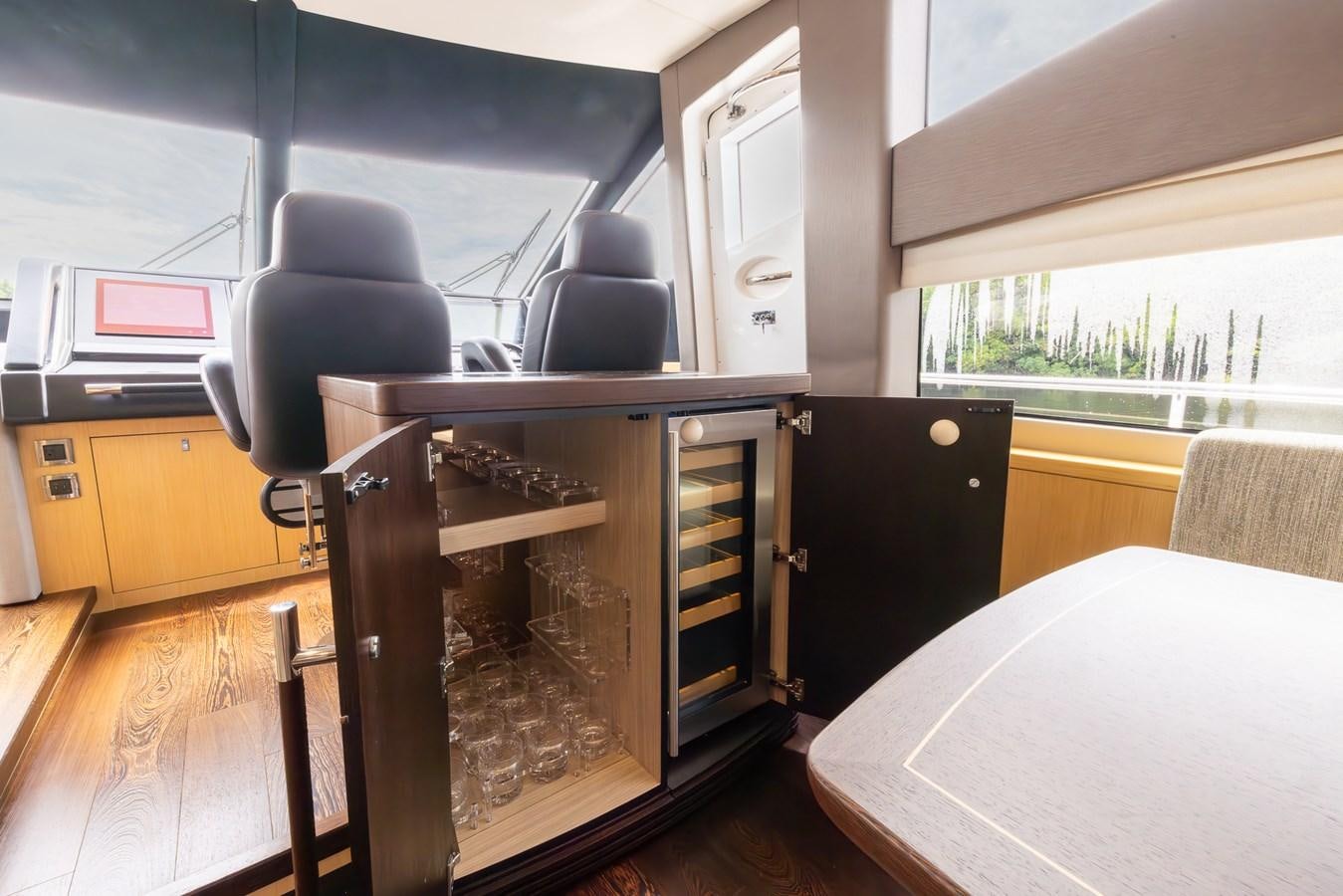 a room with a desk and a chair aboard 2018 SUNSEEKER 75 YACHT Yacht for Sale