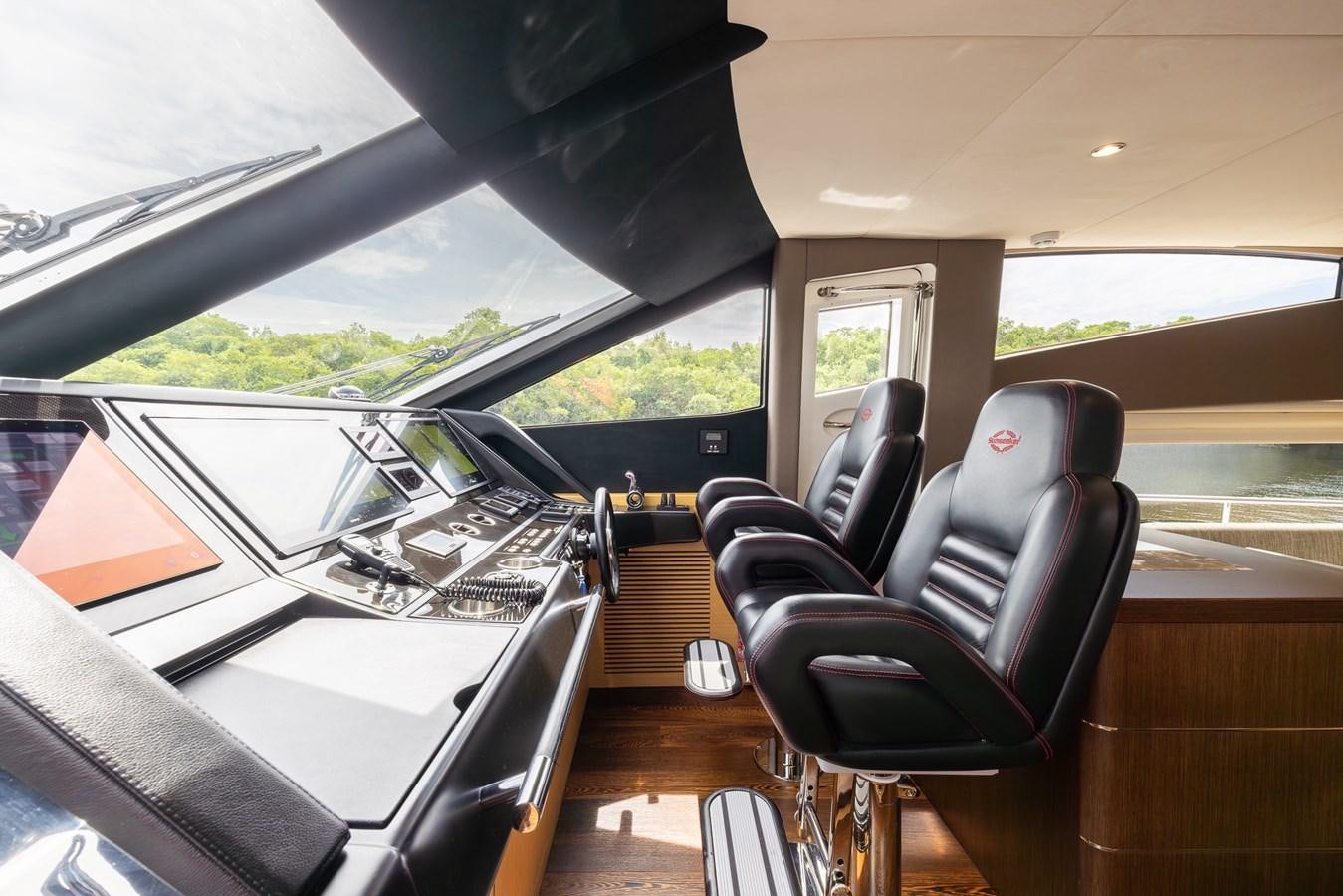inside of a car aboard 2018 SUNSEEKER 75 YACHT Yacht for Sale