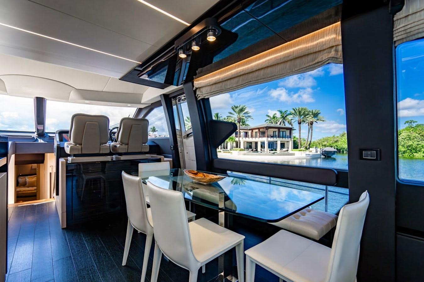 a large swimming pool in a room aboard THE PERFECT MERITAGE Yacht for Sale