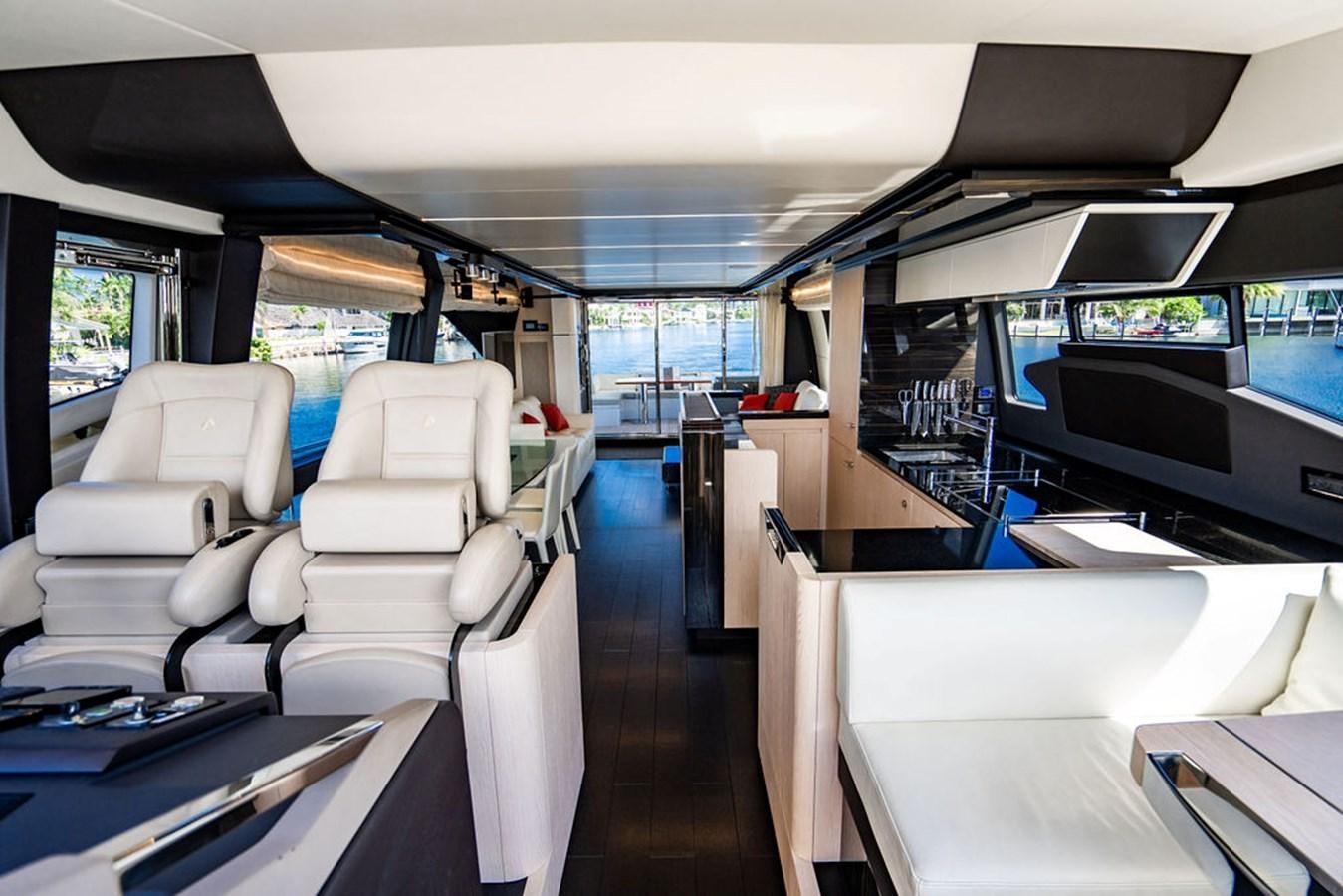 inside of a vehicle aboard THE PERFECT MERITAGE Yacht for Sale