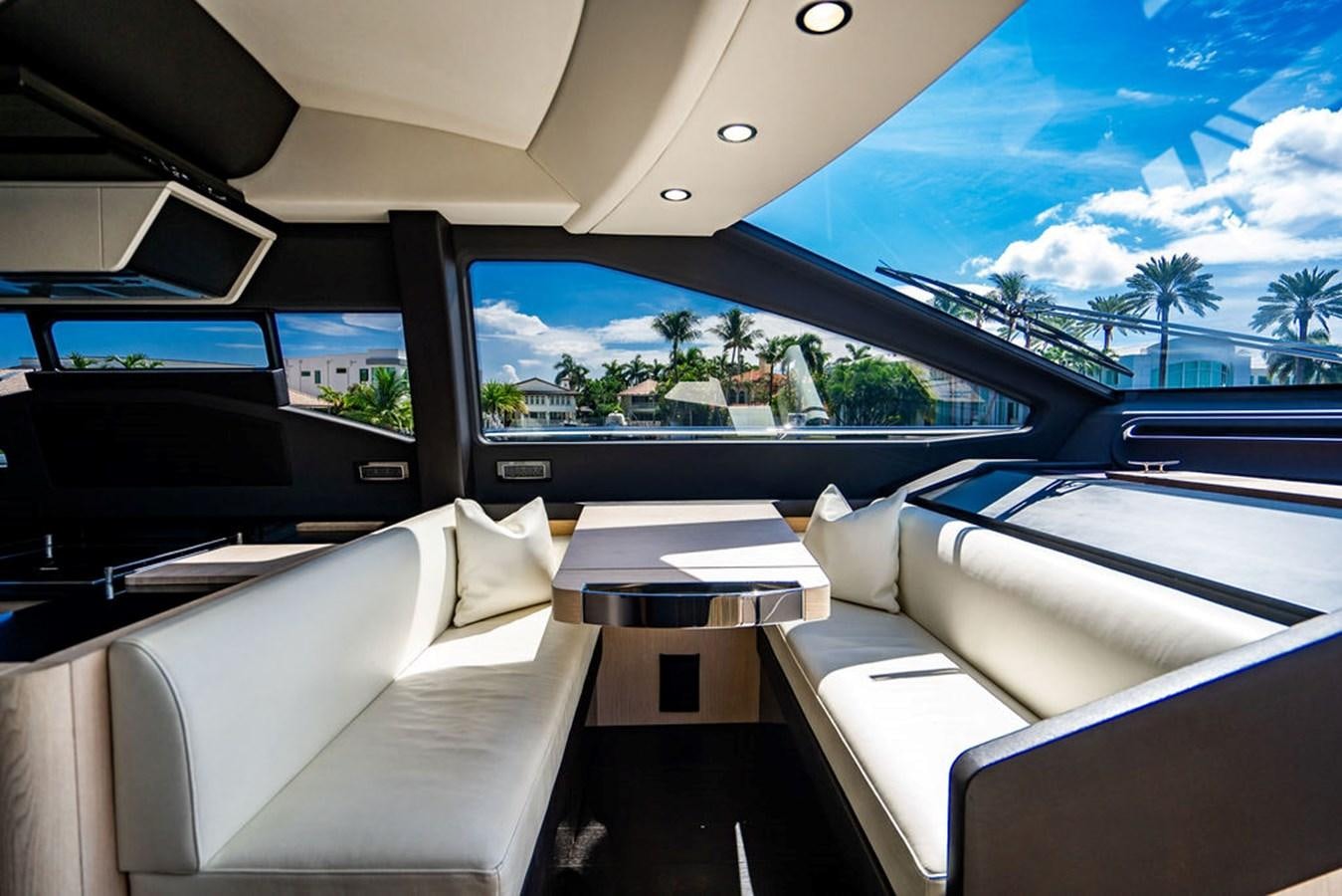 inside of a car aboard THE PERFECT MERITAGE Yacht for Sale