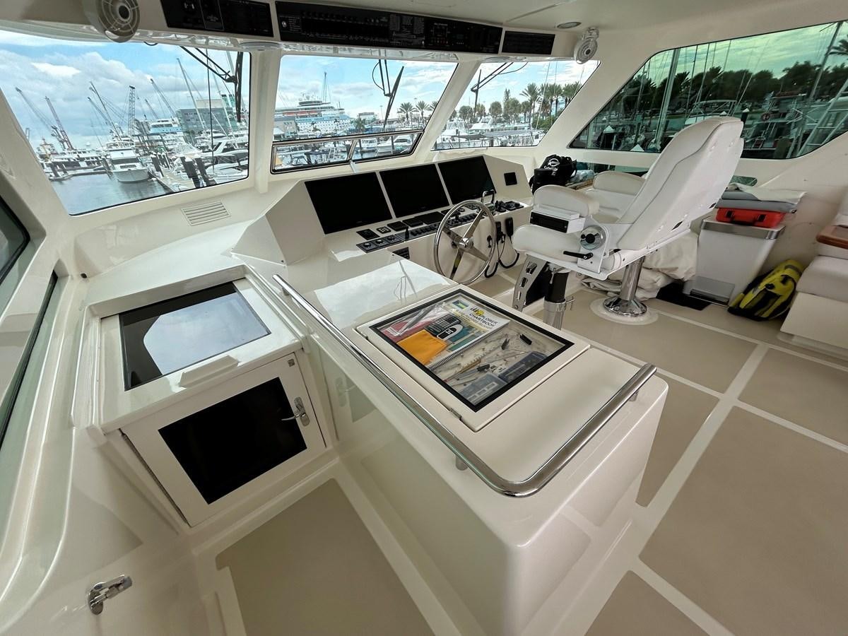 a room with a few computers and a printer aboard NOVIA II Yacht for Sale