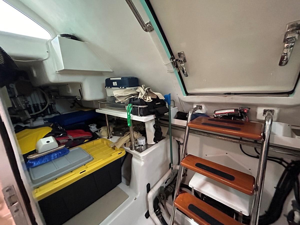 a room with equipment and equipment aboard NOVIA II Yacht for Sale