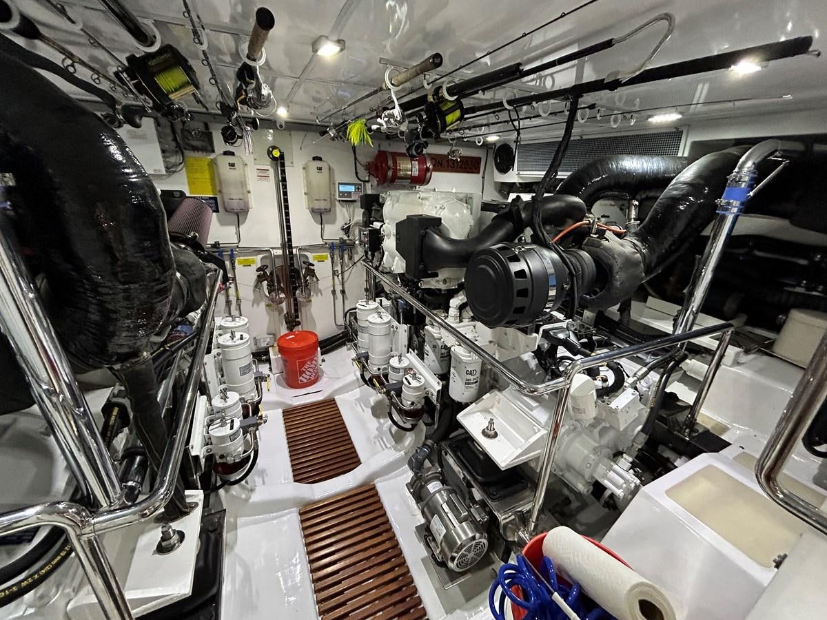 a machine with many parts aboard NOVIA II Yacht for Sale