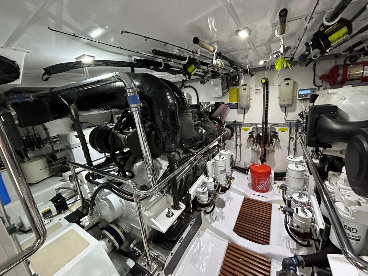 a large machine with many wires aboard NOVIA II Yacht for Sale