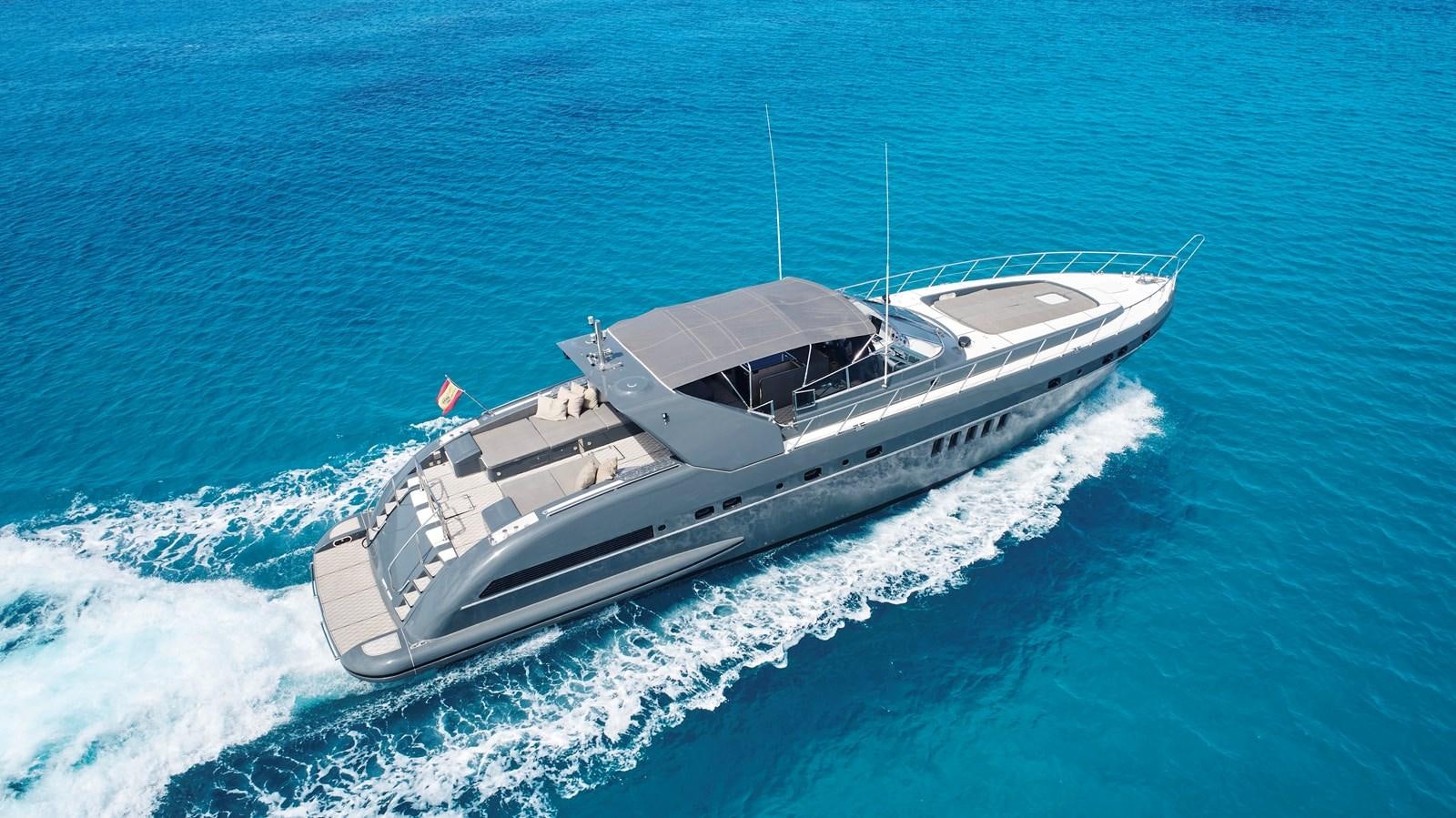 a boat on the water aboard INFINITY Yacht for Sale