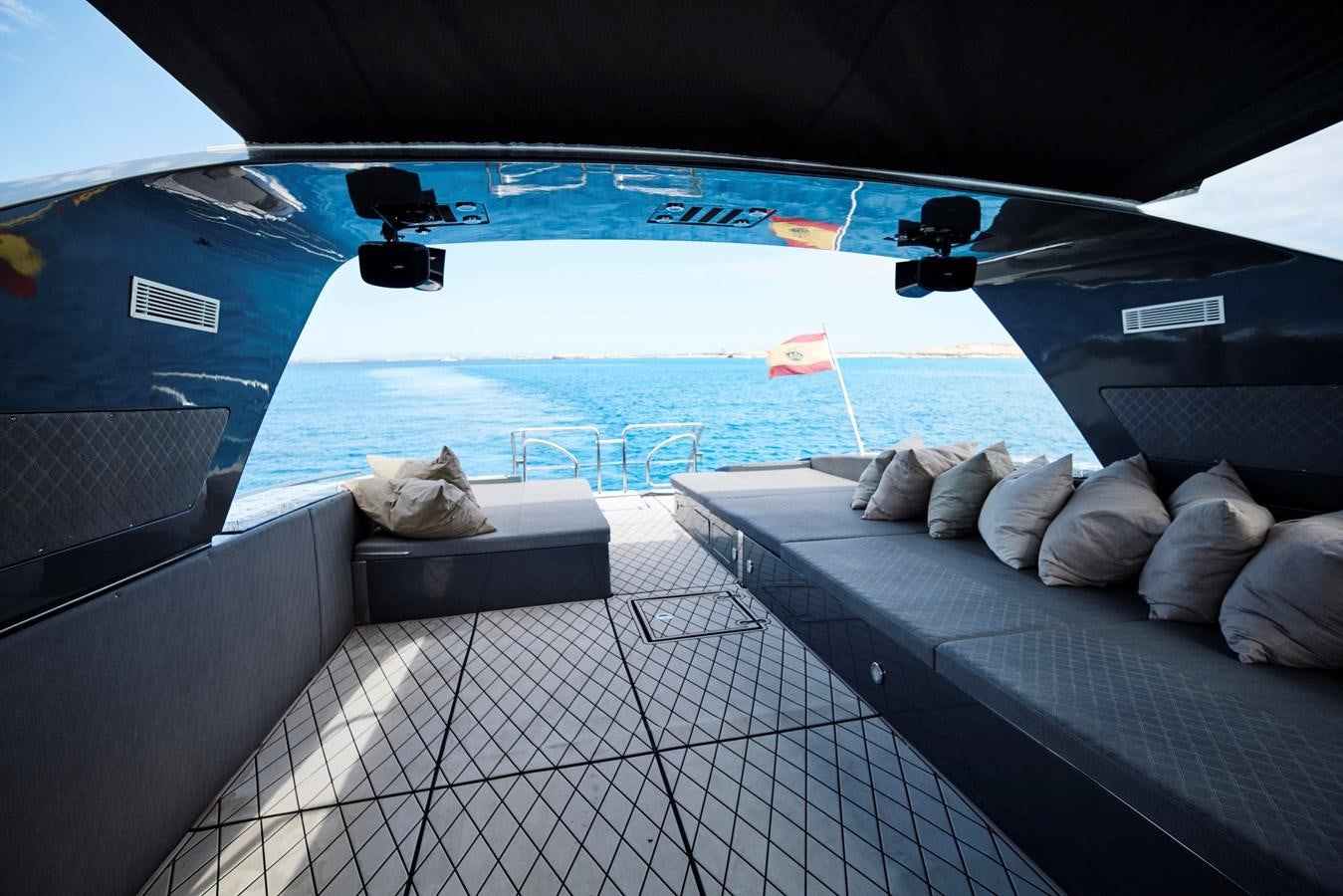a boat on the water aboard INFINITY Yacht for Sale