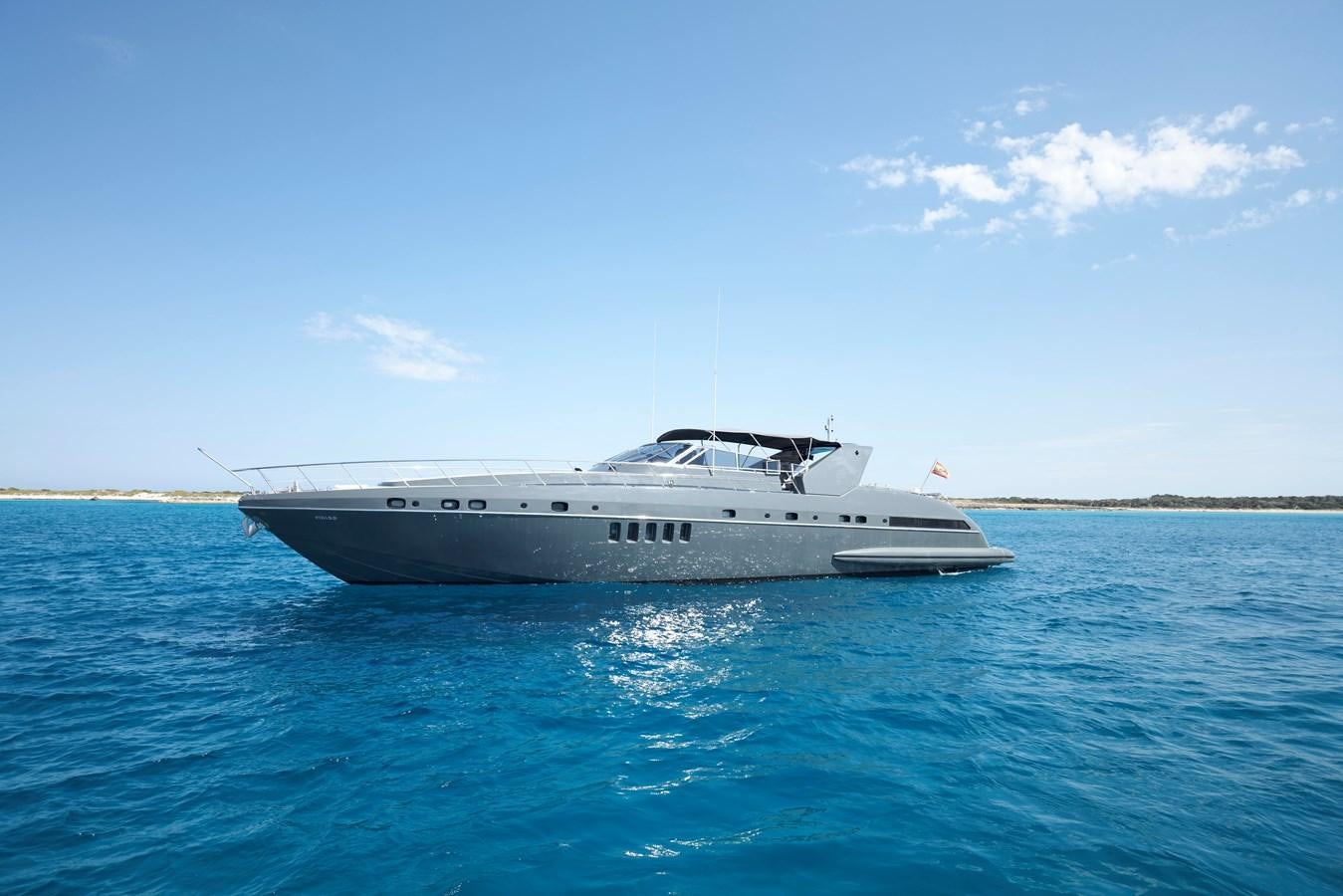 a boat on the water aboard INFINITY Yacht for Sale