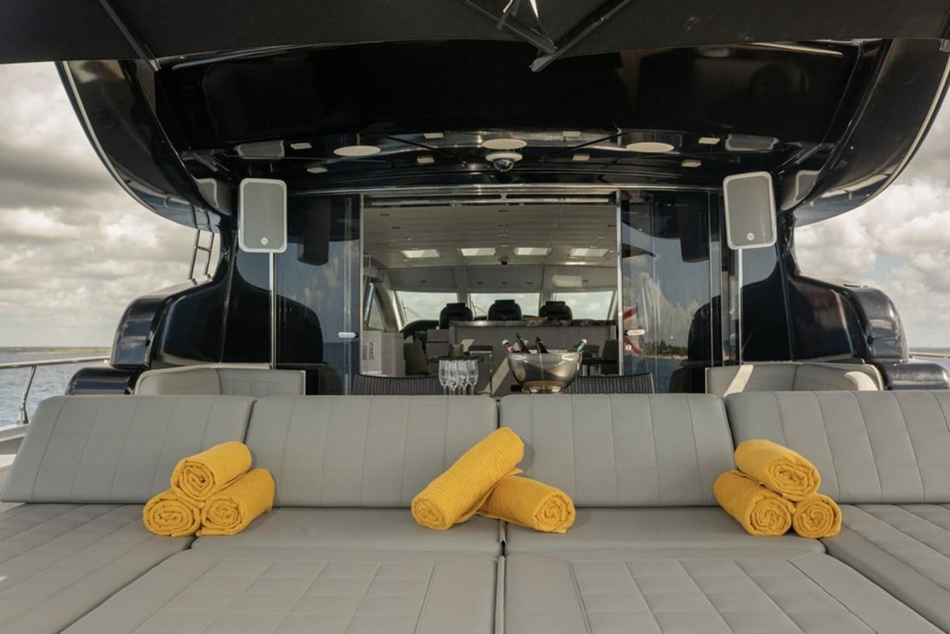 the inside of a boat aboard LEOPARD 31 OPEN Yacht for Sale