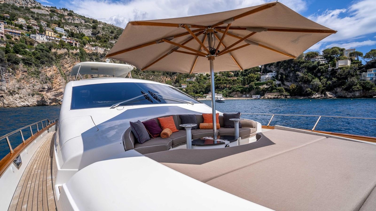 a boat on the water aboard ELEGANCE OF CANNES Yacht for Sale