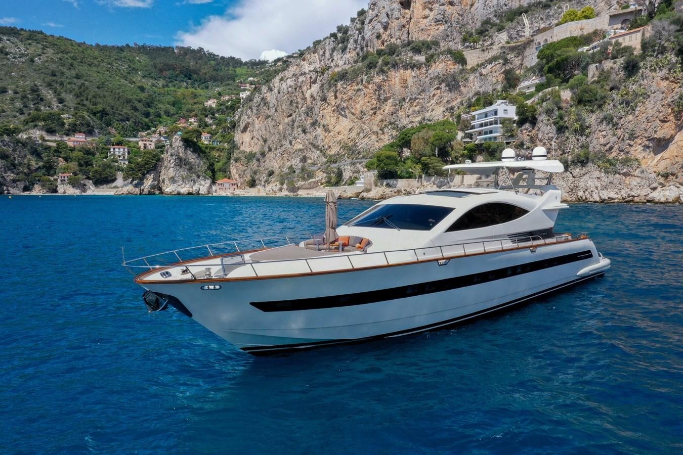a boat on the water aboard ELEGANCE OF CANNES Yacht for Sale
