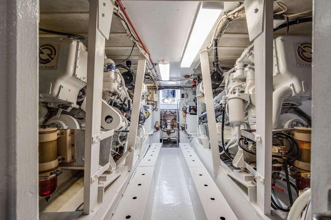a room with many machines aboard SEA WOLF Yacht for Sale