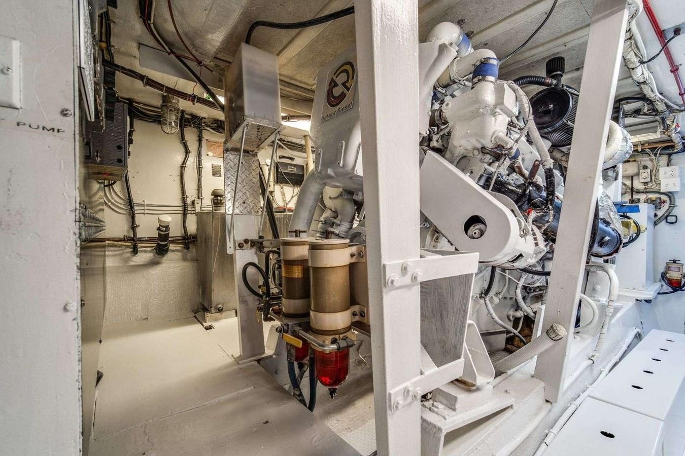 a large factory machinery aboard SEA WOLF Yacht for Sale