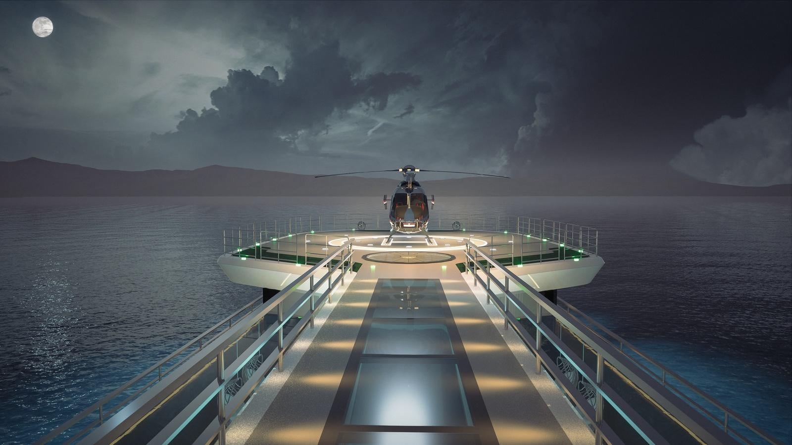 a boat on a body of water aboard PROJECT RAPTOR Yacht for Sale