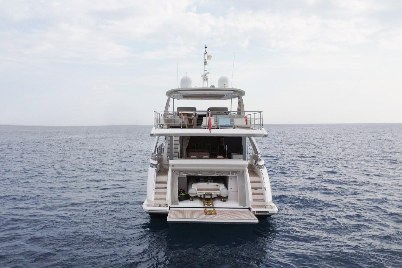 a boat in the water aboard CLOUDY BAY Yacht for Sale