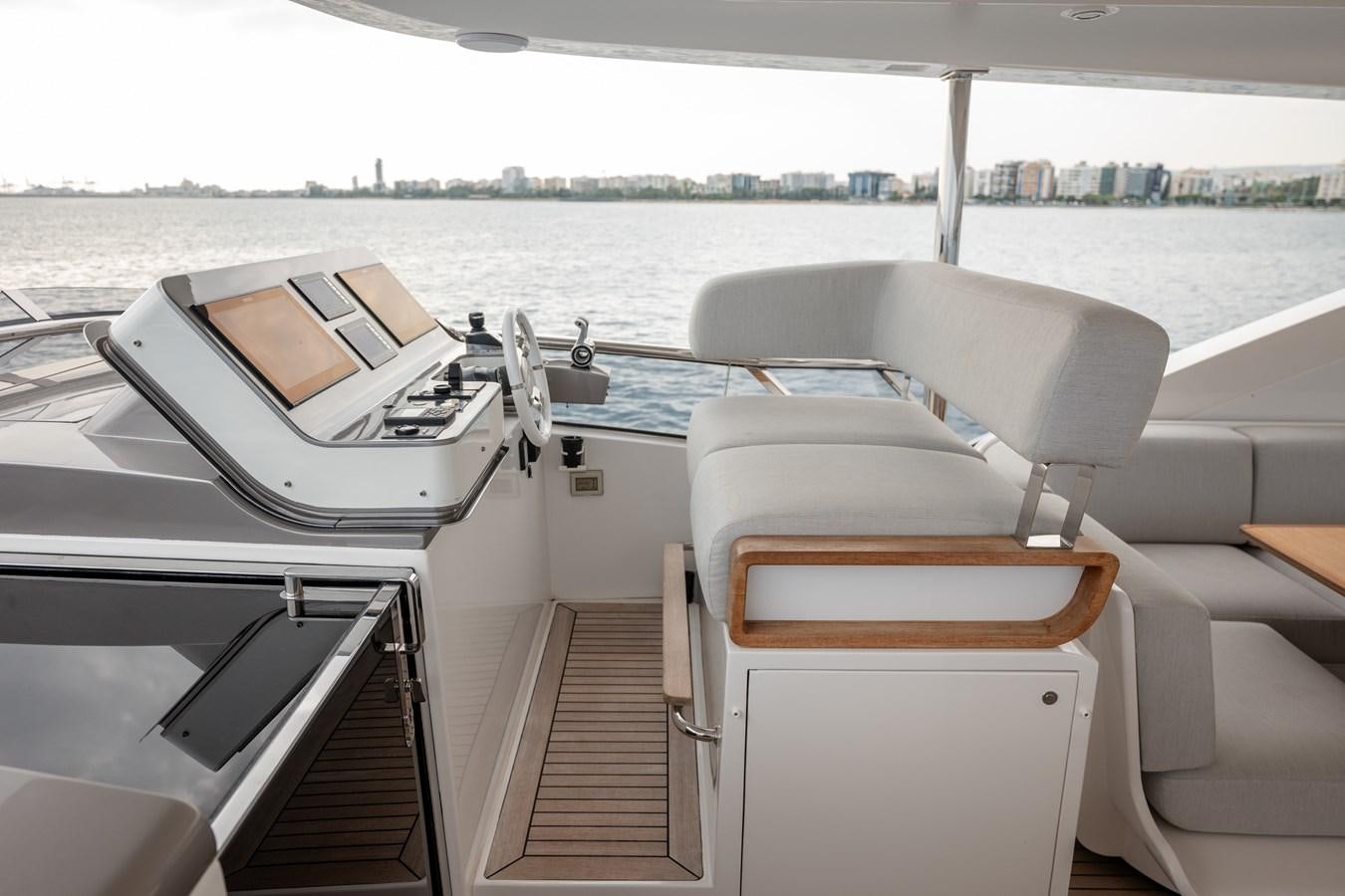 a boat on the water aboard CLOUDY BAY Yacht for Sale
