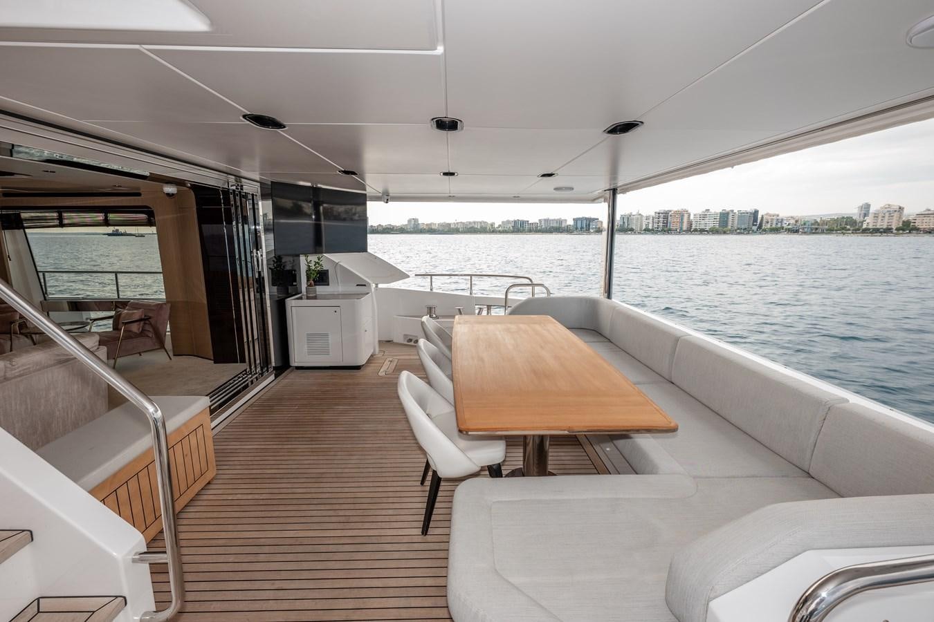 a boat on the water aboard CLOUDY BAY Yacht for Sale
