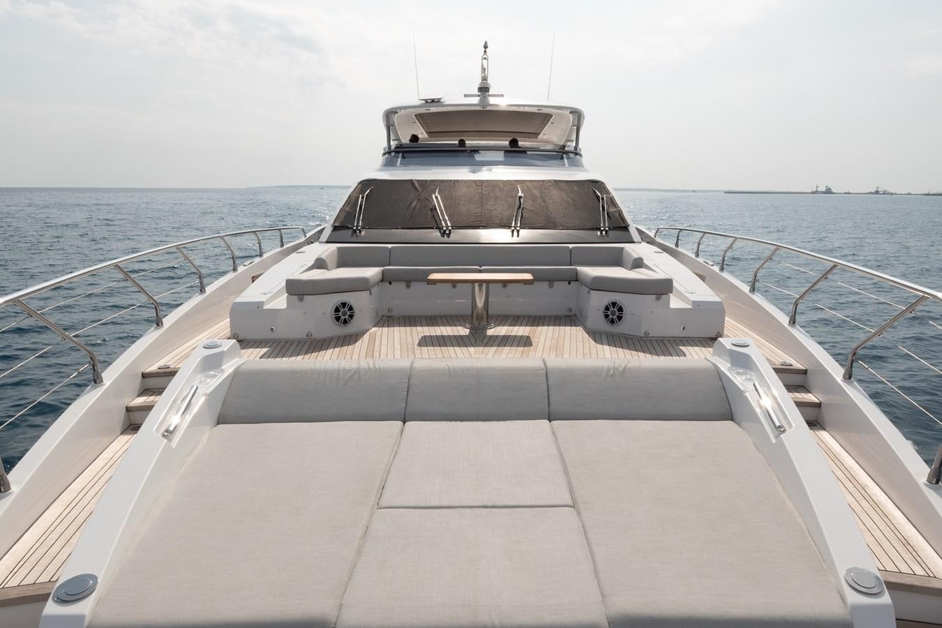 a boat on a boat aboard CLOUDY BAY Yacht for Sale