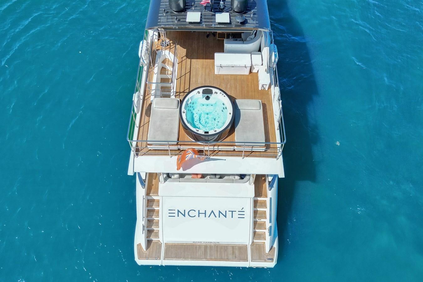 a small tower on a body of water aboard ENCHANTE Yacht for Sale