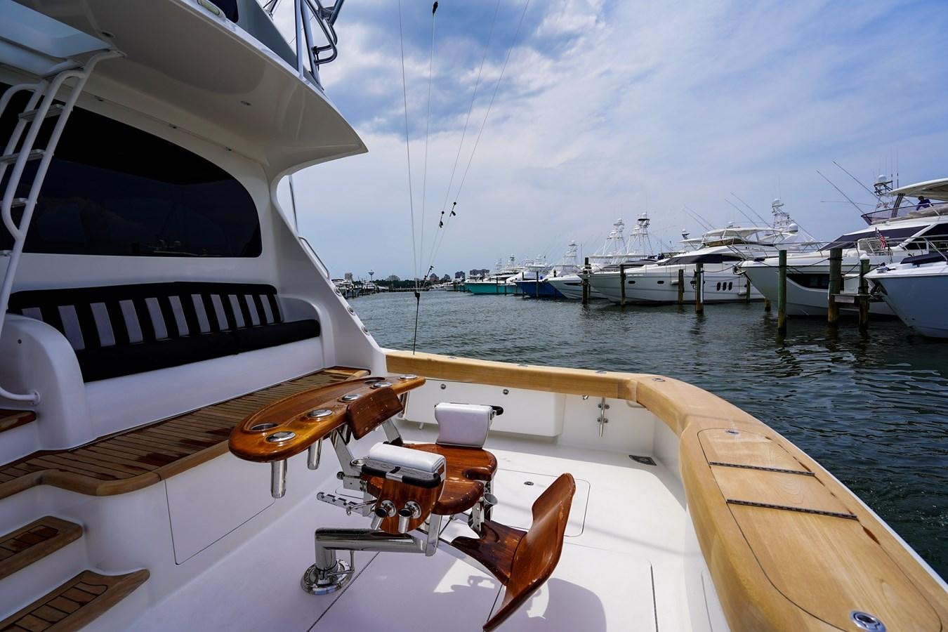 a boat on the water aboard BENEDETTA Yacht for Sale