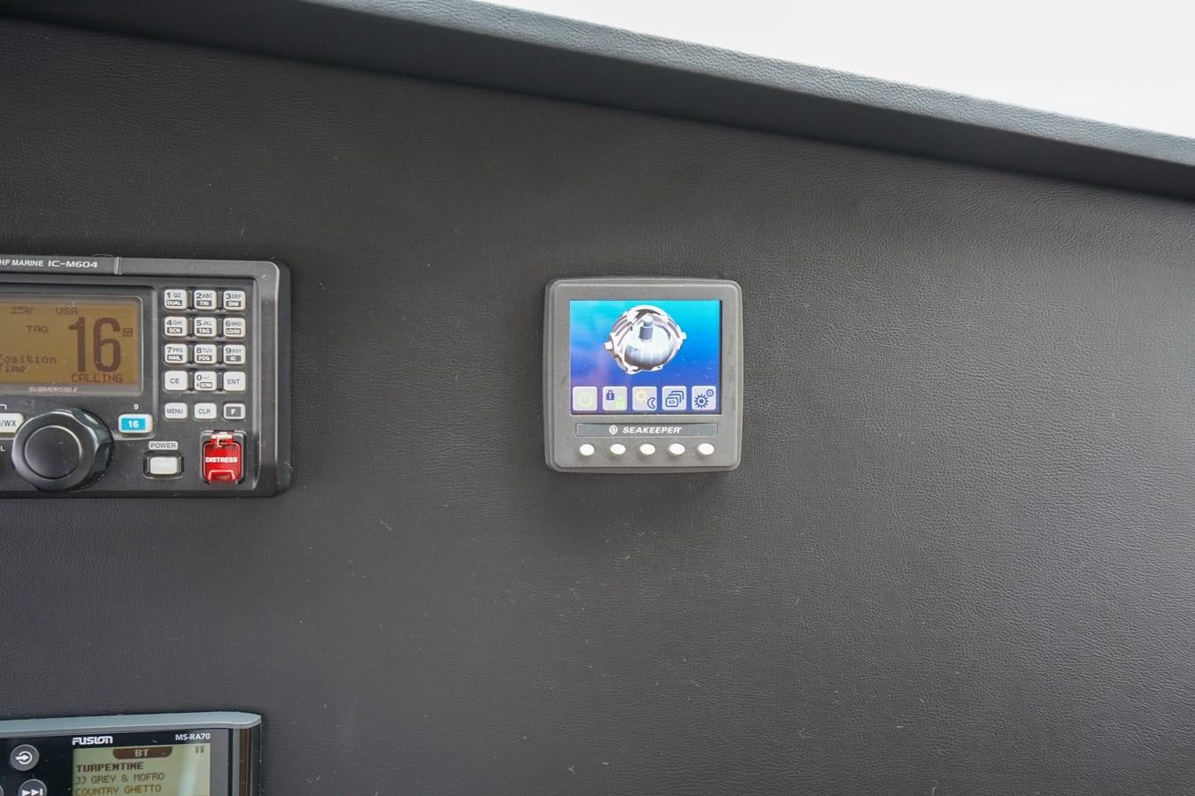 graphical user interface aboard BENEDETTA Yacht for Sale