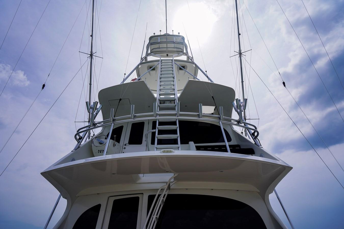 a white boat with a white sail aboard BENEDETTA Yacht for Sale