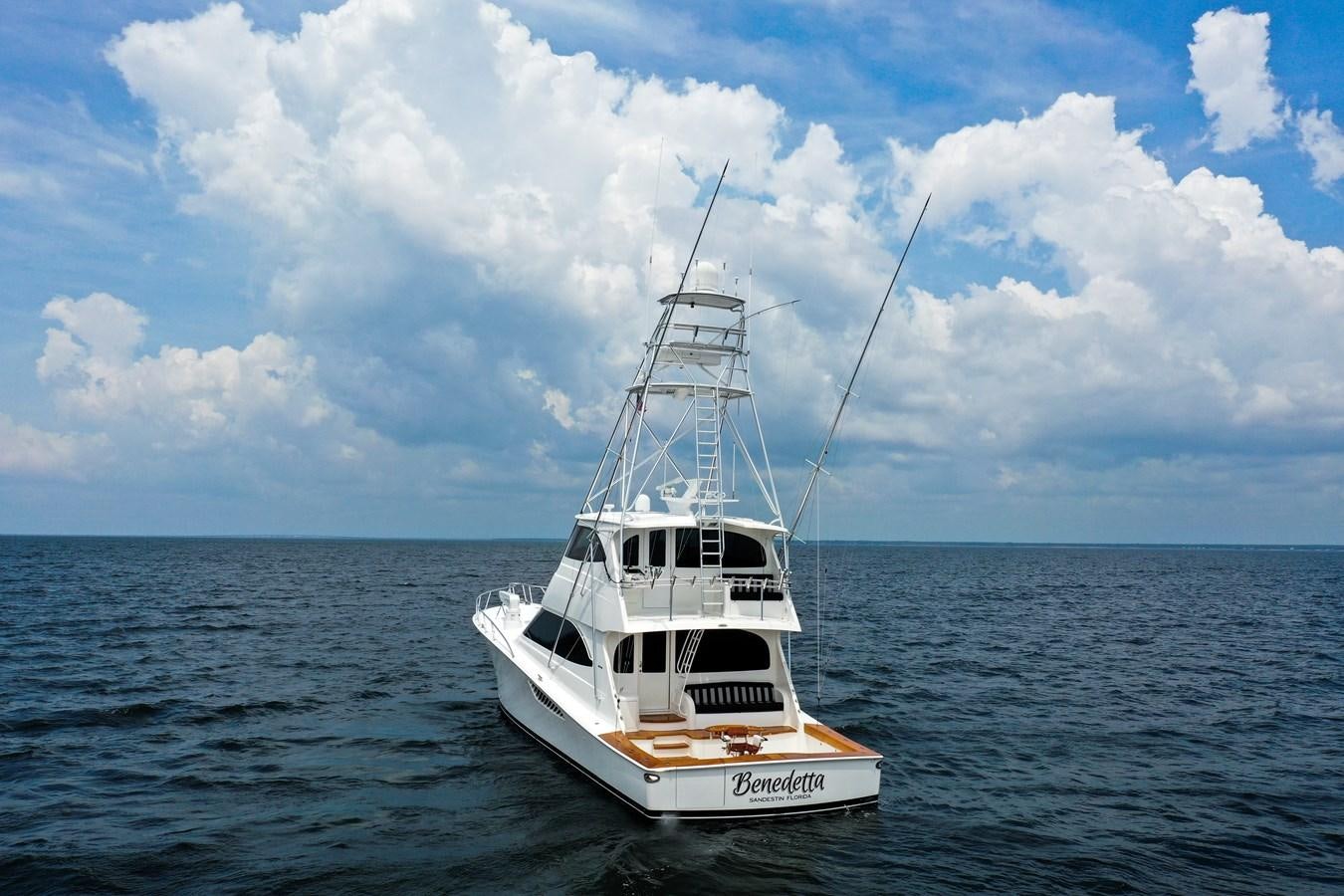 a boat in the water aboard BENEDETTA Yacht for Sale