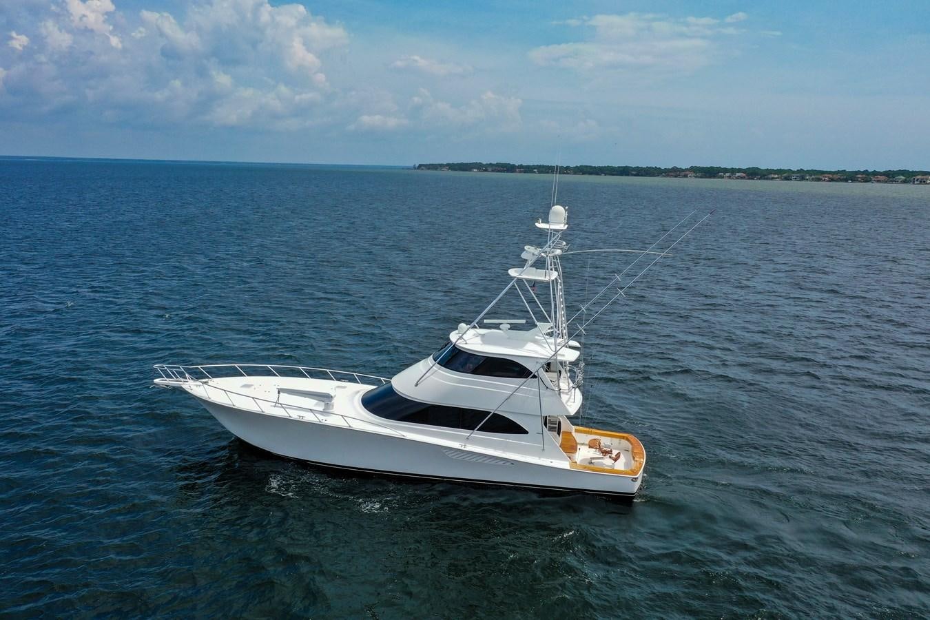 a white boat in the water aboard BENEDETTA Yacht for Sale