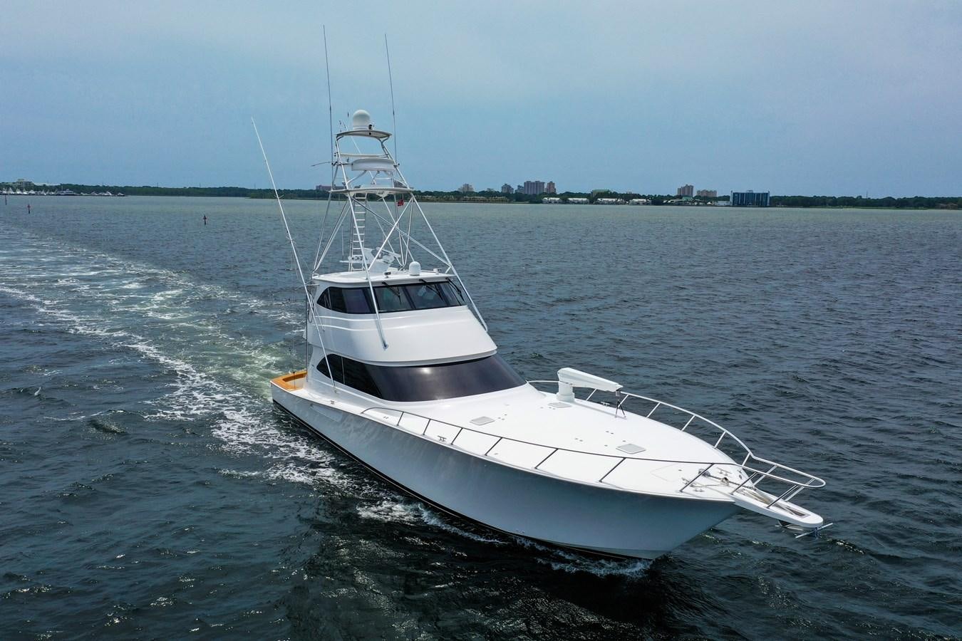 a boat on the water aboard BENEDETTA Yacht for Sale