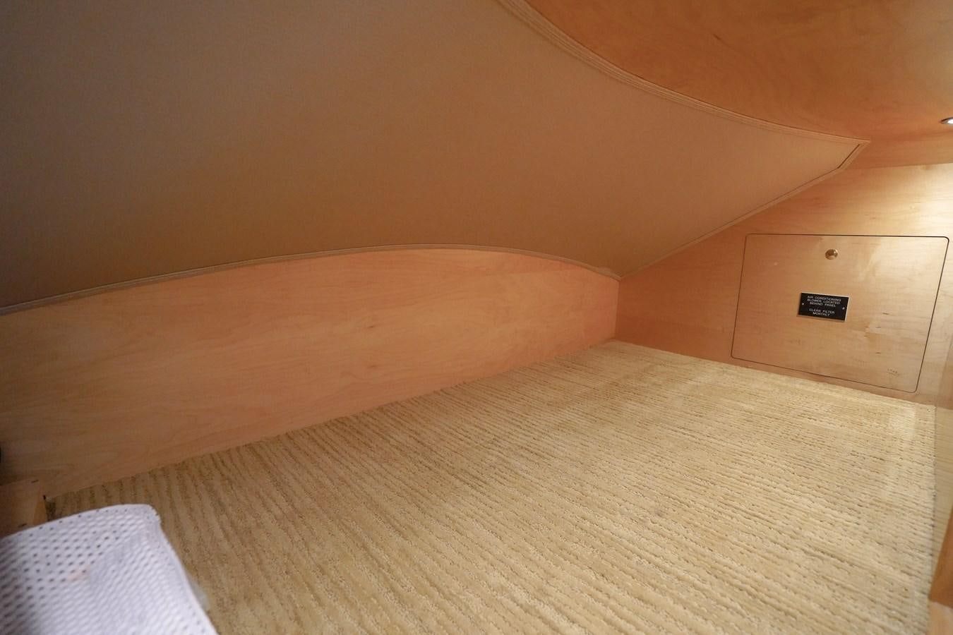 a wooden floor with a vent aboard BENEDETTA Yacht for Sale