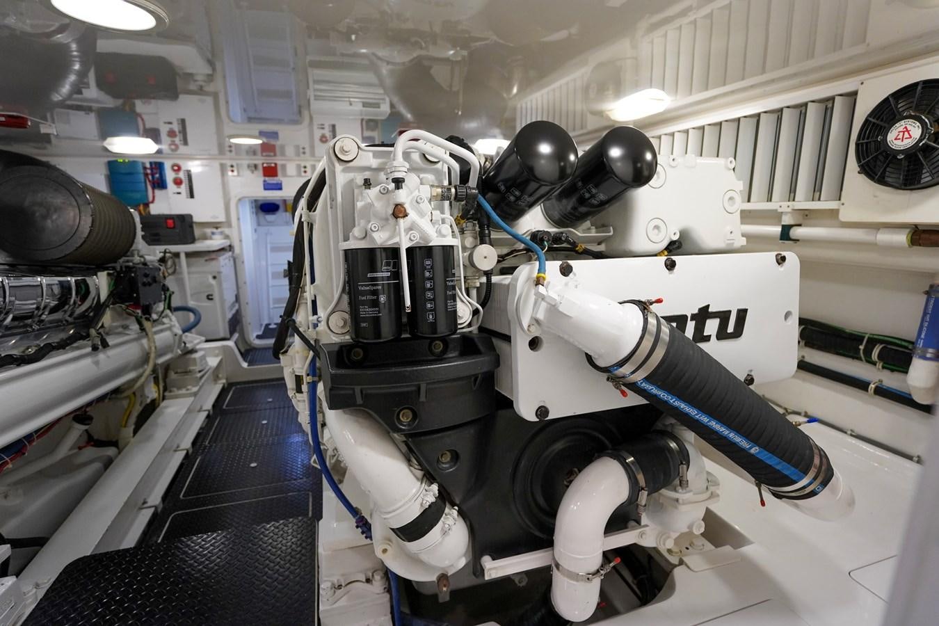 a machine inside a room aboard BENEDETTA Yacht for Sale