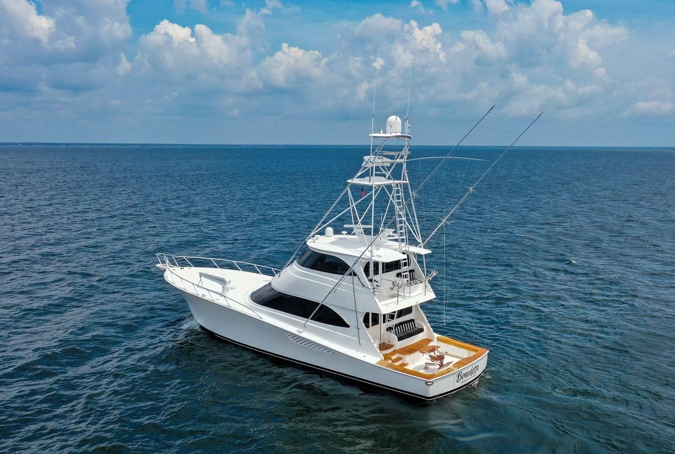 a boat in the water aboard BENEDETTA Yacht for Sale