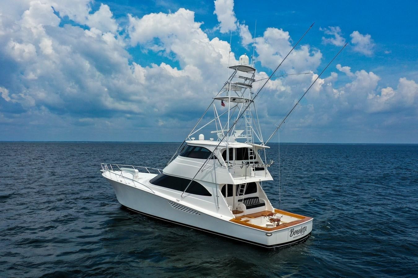 a boat in the water aboard BENEDETTA Yacht for Sale
