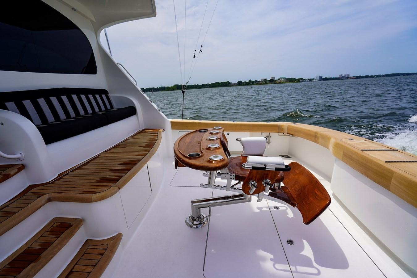 a boat on the water aboard BENEDETTA Yacht for Sale