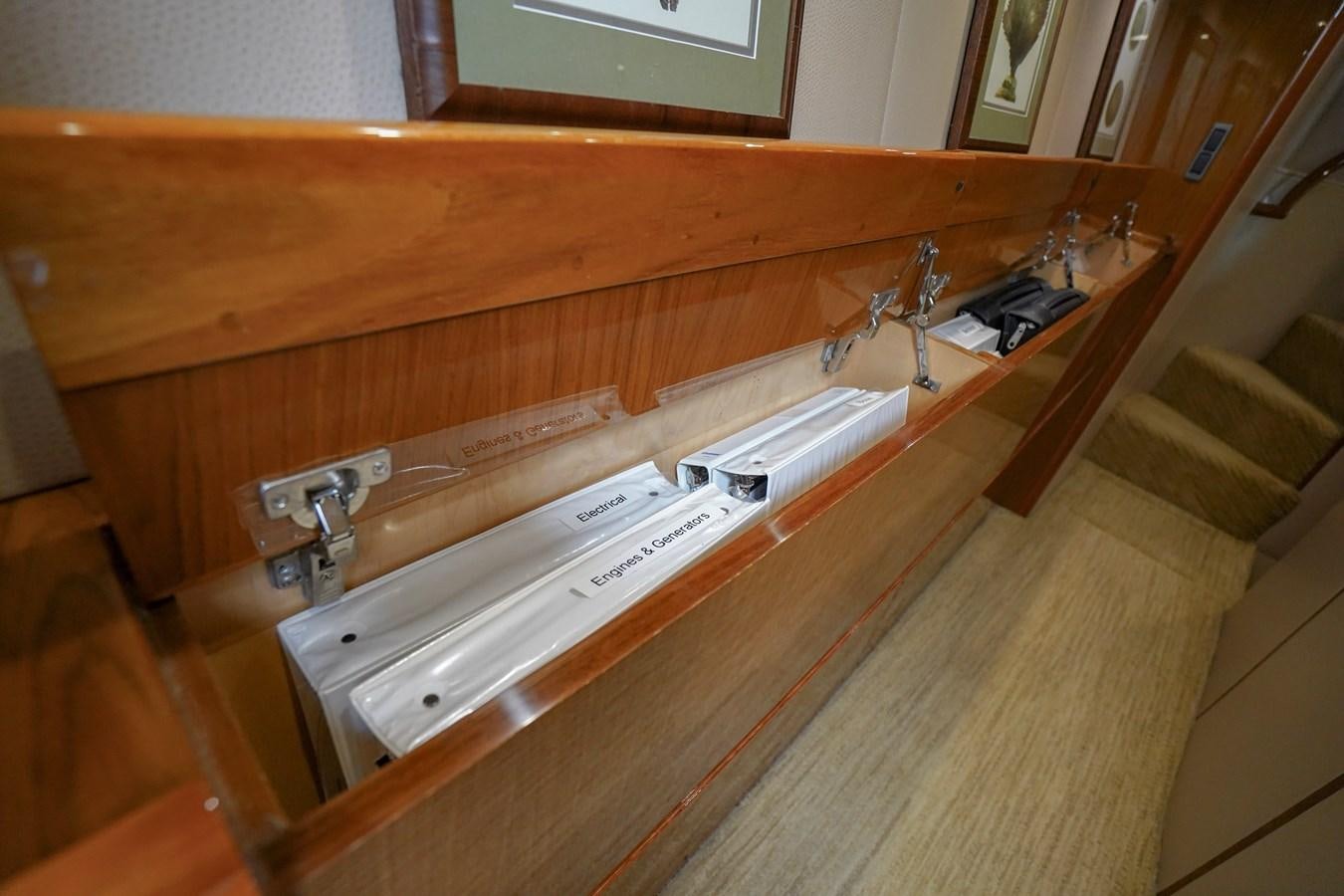 a kitchen sink with a wooden counter aboard BENEDETTA Yacht for Sale