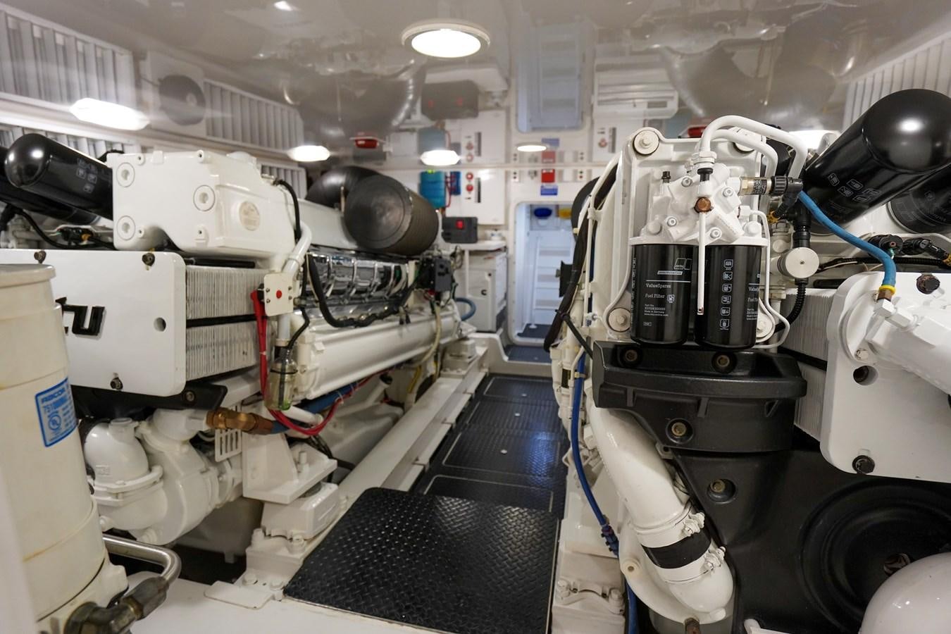 a room with machinery aboard BENEDETTA Yacht for Sale