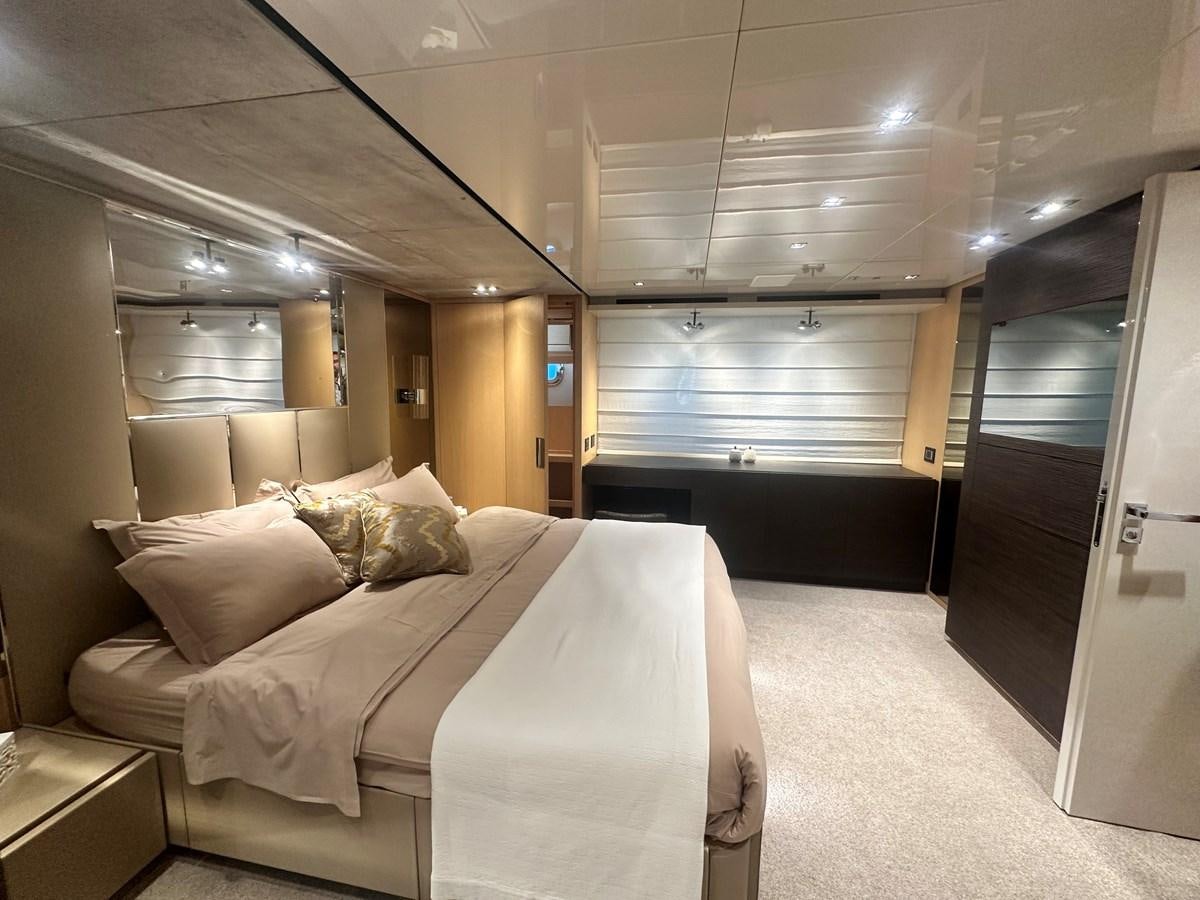 a room with two beds aboard SL 94' Yacht for Sale