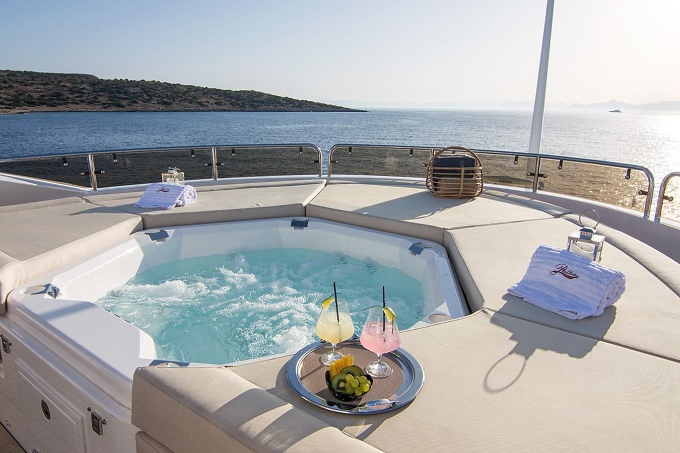 a boat on the water aboard PATHOS Yacht for Sale