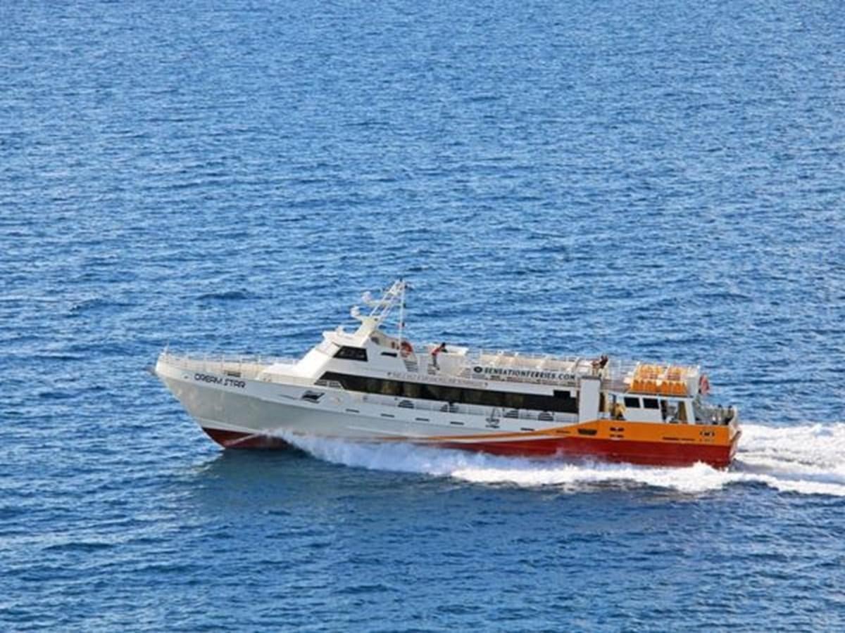 a boat on the water aboard DREAM STAR Yacht for Sale