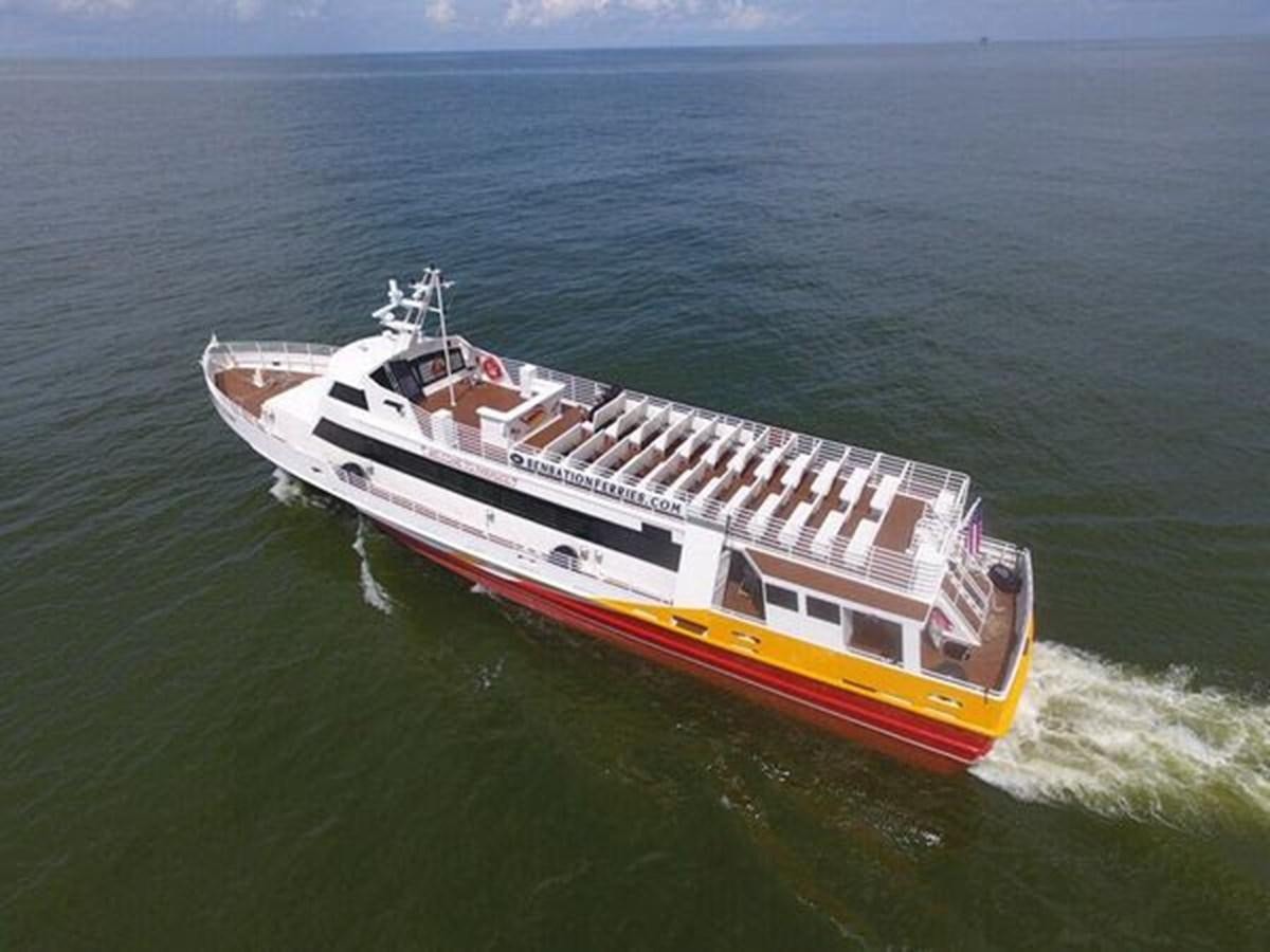 a boat in the water aboard DREAM STAR Yacht for Sale