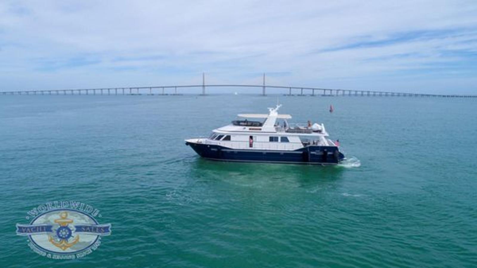 a boat in the water aboard ISLAND SOUL Yacht for Sale